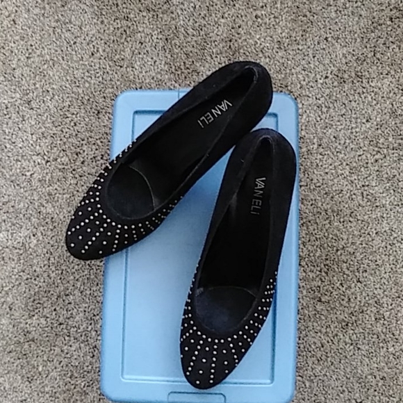 VANELI BLACK SUEDE SHOES - Picture 4 of 4